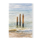Coastal Journal with Seagull Illustration - Yellow