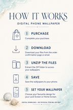 Autumn Coast Phone Wallpaper Set – Coastal Fall Lock & Home Screens